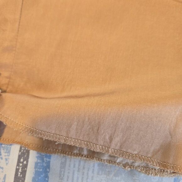 Max Mara Silk Blend Satin Dressy Pants Women's SZ 8 Rose Gold Business Casual - Picture 7 of 12